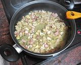 Foto del paso 6 de la receta: Cochino frito con papas y champiñones