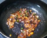 A picture of step 3 of Veg Manchurian.