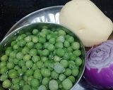 A picture of step 1 of Matar Pulav.