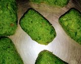 A picture of step 2 of Palak paneer cutlet.