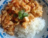Foto langkah ke 8 dari resep Nasi Telur Tahu Tomat.