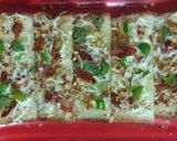 A picture of step 5 of #festivesavouries Garlic - Cheese Bread.