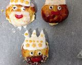 Foto del paso 7 de la receta Reyes Magos con masa de roscón y rellenos de crema pastelera 👑