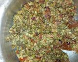 A picture of step 4 of Green grams#authormarathon#.