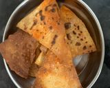 A picture of step 4 of Roti Chaat.