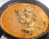 A picture of step 4 of Butter Chicken.