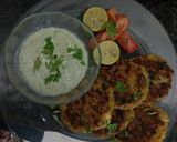A picture of step 3 of Lauki k kabab (bottlegourd).