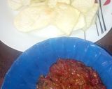 A picture of step 3 of White yam and fish sauce.