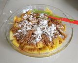 A picture of step 5 of Pineapple Crisp.