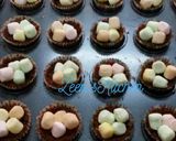 A picture of step 3 of S'mores Cookie Cupcakes.
