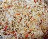 A picture of step 7 of Fried Rice 🌾🌾.