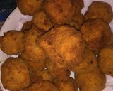 Foto del paso 8 de la receta: Croquetas caseras de carné picada y pimiento verde, y ajo,y cebolleta y chorizo,esta es la masa