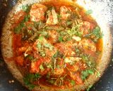 A picture of step 4 of Spicy Chicken Karhai/ Spicy Chicken Curry in a Wok😋.