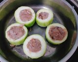Hình bước làm 3 của món Chả cá thác lác hấp bầu