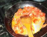 A picture of step 1 of Anday wala burger.