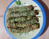 Foto del passaggio 3 della ricetta Spiedini🍢 di zucchine in airfryer 🥒🌿