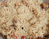 A picture of step 7 of Chicken Pulao 😋😋.