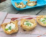 A picture of step 4 of Pizza cups.