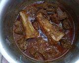A picture of step 6 of Beef Nihari with Naan.