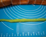 Foto langkah ke 4 dari resep Roti Kasur Kukus Moka Pandan.