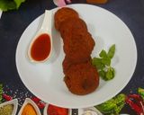 চিকেন শামি কাবাব (chicken shami kebab recipe in Bengali) রেসিপি ধাপ - 9 ছবি