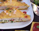 एगलेस ब्रेड ऑमलेट (Eggless Bread omelette recipe in hindi) रेसिपी चरण 6 फोटो