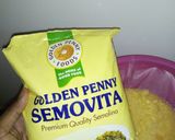A picture of step 4 of Semovita cake.