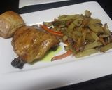 Foto del paso 9 de la receta: Pollo con papas