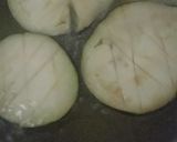 A picture of step 1 of Masala brinjal.