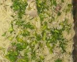 Foto del paso 5 de la receta: Spaguetini con salsa Reynaldo (cerdo salchicha parmesano)