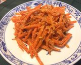 A picture of step 4 of Japanese Carrot Fry with fish egg.