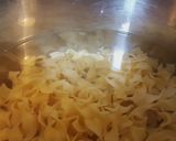 Foto langkah ke 1 dari resep Tagliatelle con Scampi - Pasta Tagliatelle Isi Udang Simpel.