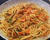 Foto del paso 8 de la receta: Espagueti calabacín con pasta