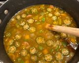 A picture of step 4 of Chicken and Sausage Gumbo.