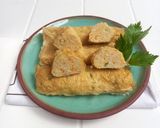 Foto langkah ke 6 dari resep Bekal Sekolah Simpel dan Sehat (hekeng ayam, tumis tauge wortel tahu).