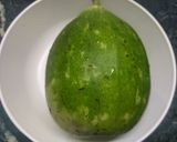 A picture of step 1 of Lau Ghonto or Bottle Gourd Curry.
