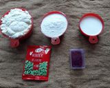 A picture of step 1 of Bhapa Kesar Sandesh/Steamed Saffron Sandesh with Rabdi.