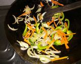 A picture of step 10 of Hakka noodles.