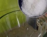 A picture of step 2 of Coconut milk shake.