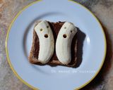 Une image de l'étape 5 de Tartine chocolat banane fantôme 👻.