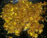 A picture of step 5 of Bundi ki kadhi.