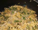 A picture of step 2 of Spinach & onion pakodi/pakora.