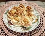 Foto del paso 2 de la receta: Huevos rellenos atún y nuez!