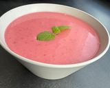 Málnakrémleves recept fázis 3 fotója