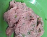 Hình bước làm 1 của món Bắp cải cuộn thịt bằm