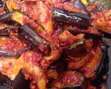 Foto langkah ke 4 dari resep Cumi Kering Terong Balado.