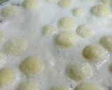 A picture of step 2 of Rass malai.