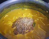 A picture of step 7 of Daal dhokli.