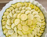 A picture of step 3 of Zucchini Tatin.