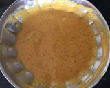 A picture of step 2 of Kadhi Pakoda.